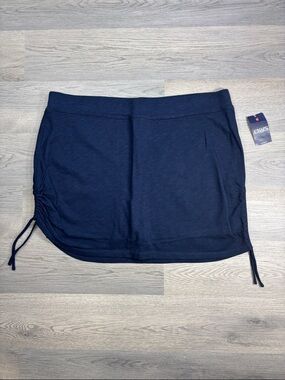 Chaps‎ Navy Drawstring Side Skort - 2X NWT